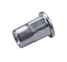 Flat Head Half Hexagon Body Rivet Nuts