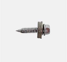 Hex Head Tapping Screw 5.5*25 with EPDM Washer SUS 410 