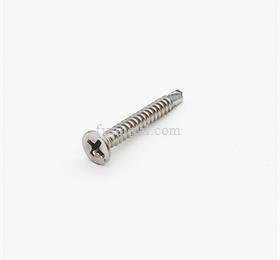 DIN 7504 Cross recessed csk head drilling screws with tapping screw thread